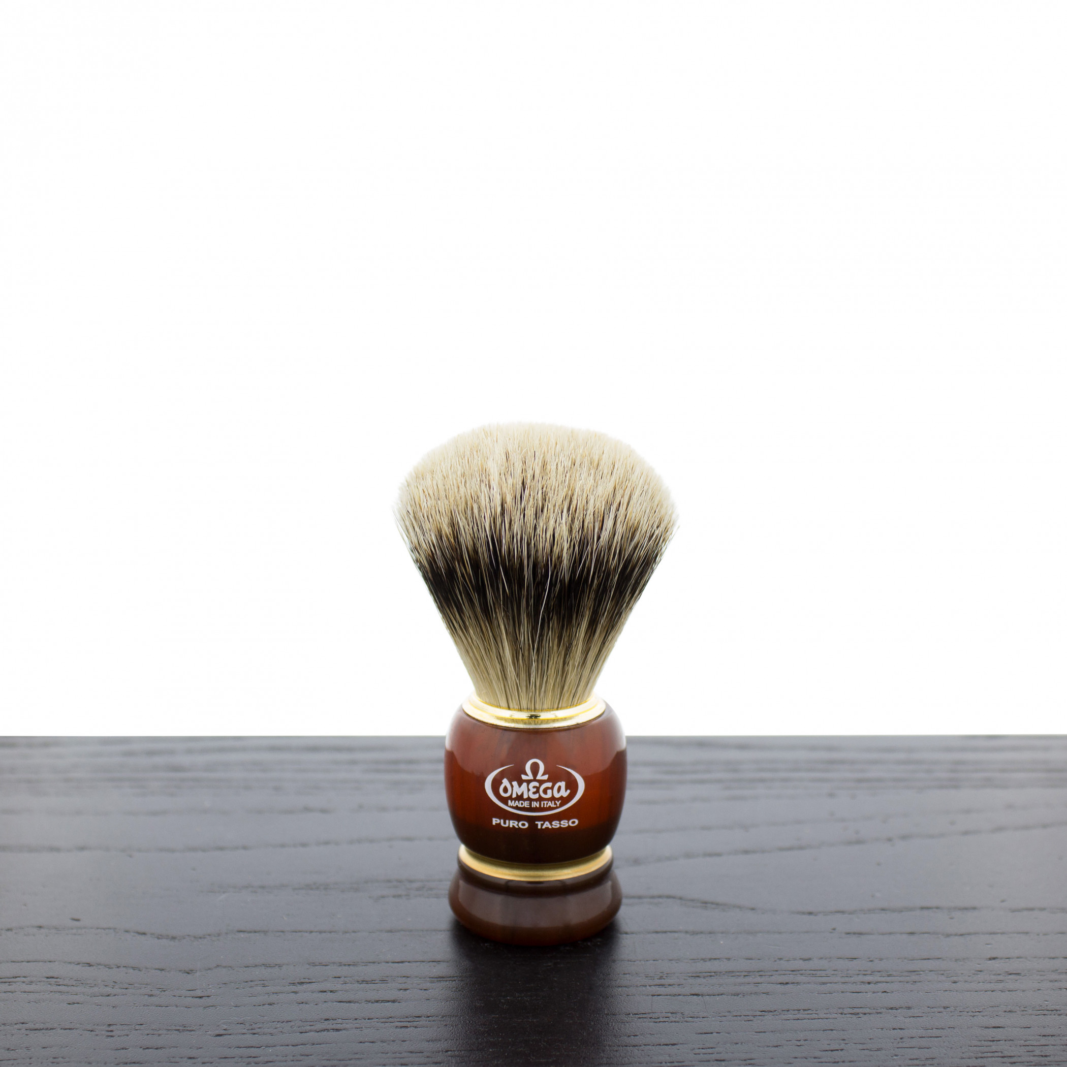 オクシモロン　アウフヘーベン Omega 636 Silvertip Badger Shaving Brush - West Coast Shaving